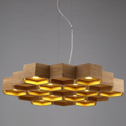 Люстра Honeycomb 12 Loft Wooden Ecolight  в Краснодаре | Loft Concept 