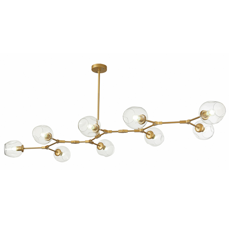 Люстра Branching Bubble Chandelier 9 gold Золотой в Краснодаре | Loft Concept 