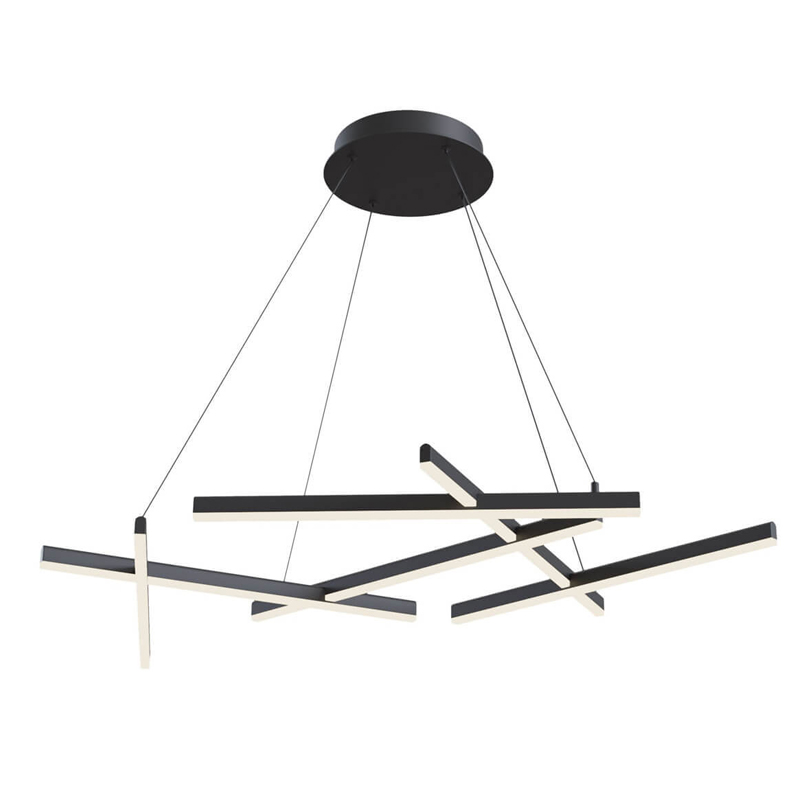 Люстра Smeragde Light Chandelier black Черный в Краснодаре | Loft Concept 