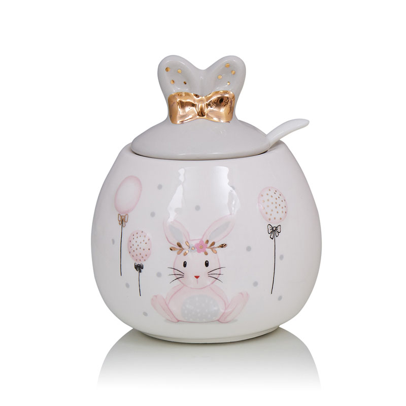 Ваза Kids Vase Bunny III Розовый пастельный Серый в Краснодаре | Loft Concept 