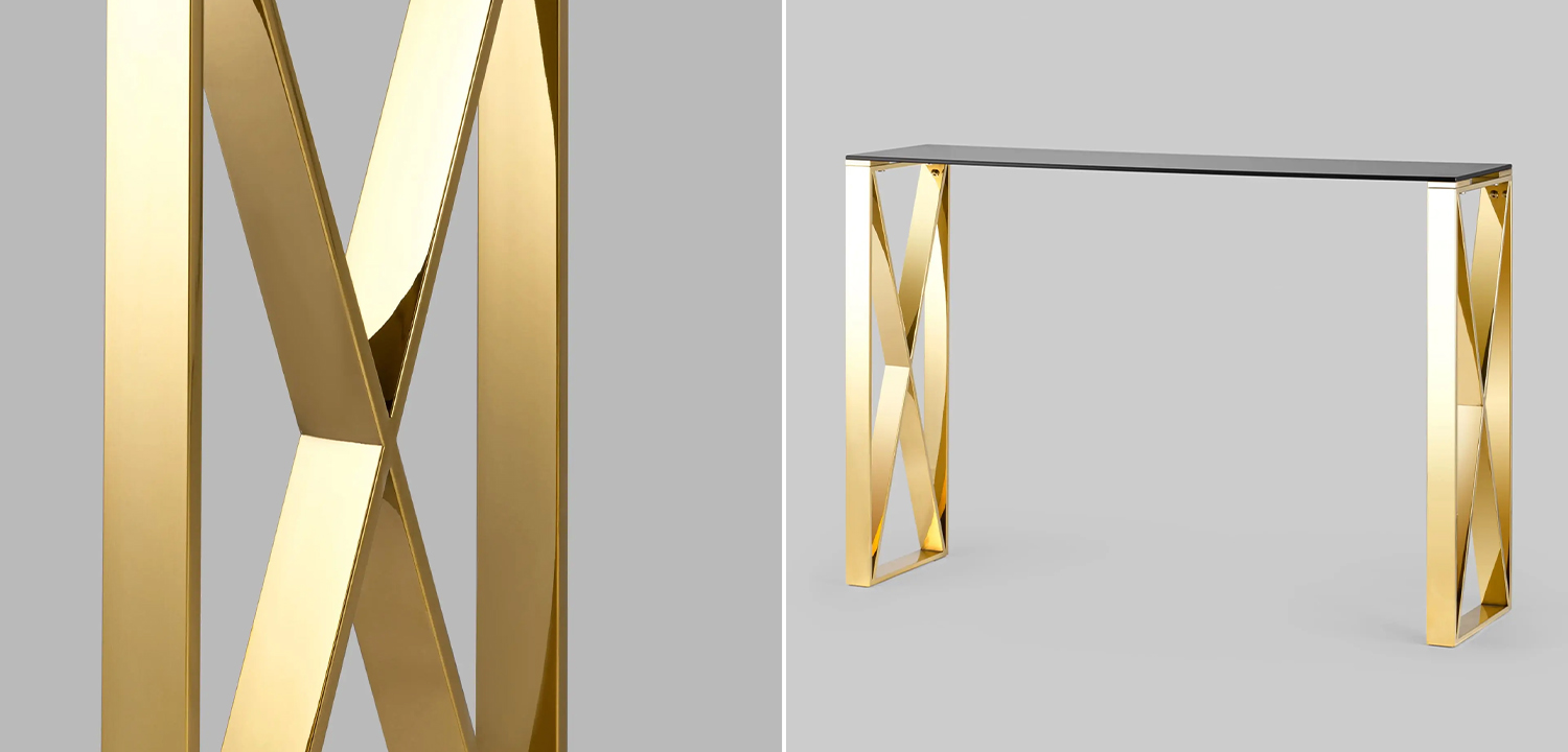 Консоль Lannes Collection Gold - фото №1