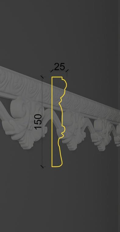 Молдинг с орнаментом MO-28 в Краснодаре