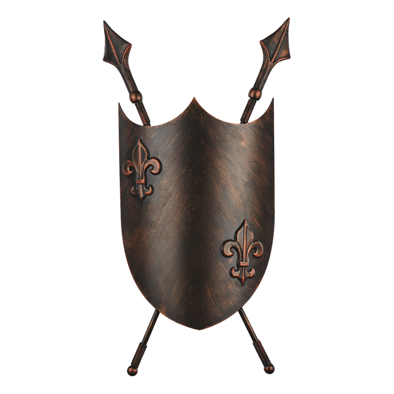 Бра Shield Heraldic Lily Sconce Коричневый винтаж в Краснодаре | Loft Concept 