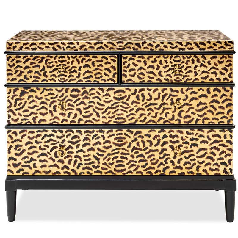 Комод DRESSER KRIZIA leopard Карамель Черный в Краснодаре | Loft Concept 