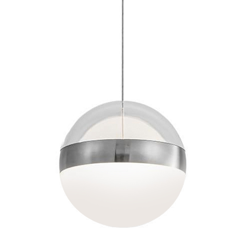 Подвесной светильник светодиодный с шарообразным плафоном 15 см Peggy Futura lamp Черный Прозрачный Молочный Никель Бронза в Краснодаре | Loft Concept 