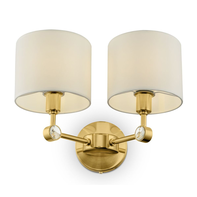 Бра Aldrich light Sconce Латунь Белый в Краснодаре | Loft Concept 