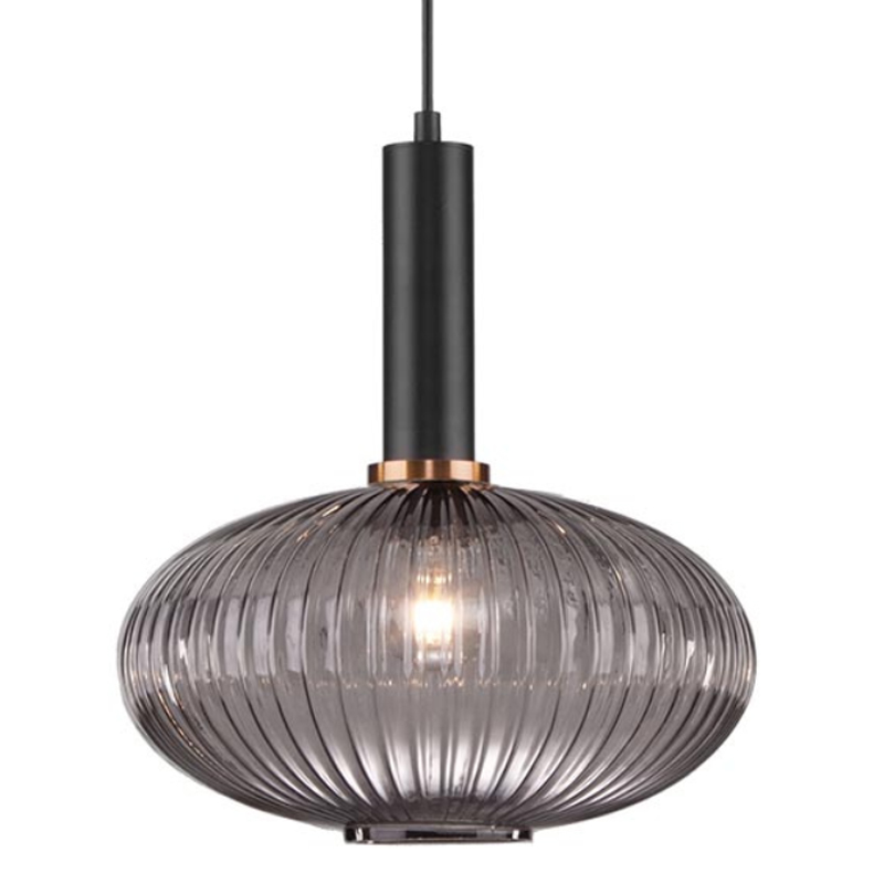 Светильник Ferm Living chinese lantern Gray II Серый (Gray) Черный в Краснодаре | Loft Concept 