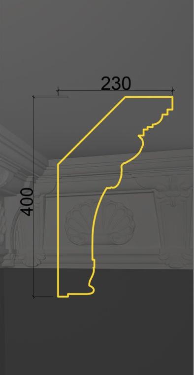 Карниз с орнаментом KO-07 в Краснодаре