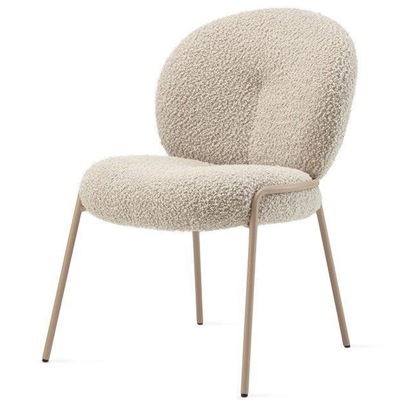 Стул Lyons Boucle Chair Бежевый Золотой в Краснодаре | Loft Concept 