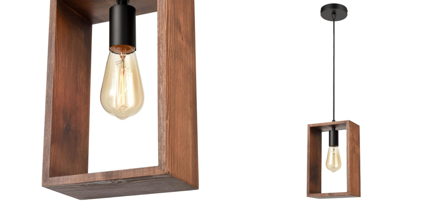 Подвесной светильник Bismark Wooden - фото