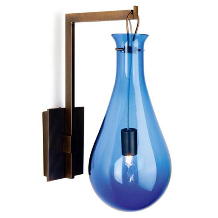 Бра Patrick Naggar Bubble Sconce blue Синий Черный в Краснодаре | Loft Concept 