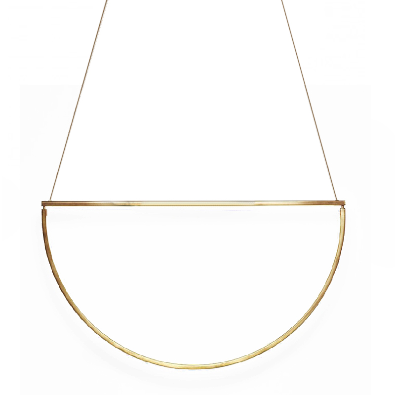 Подвесной светильник Solana Hanging lamp 55 см Золотой в Краснодаре | Loft Concept 