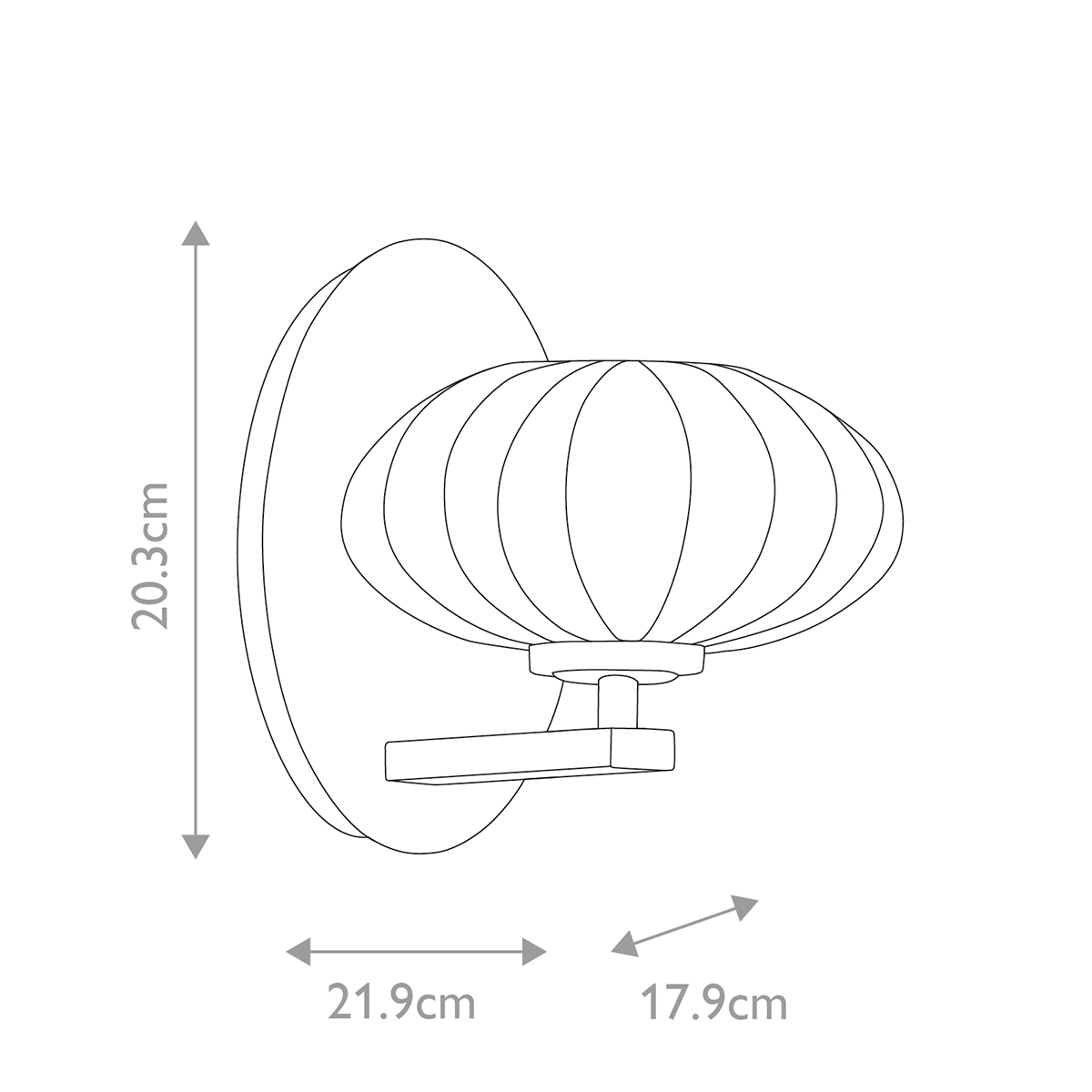  Бра с круглым плафон из матового белого стекла Kichler в Краснодаре
