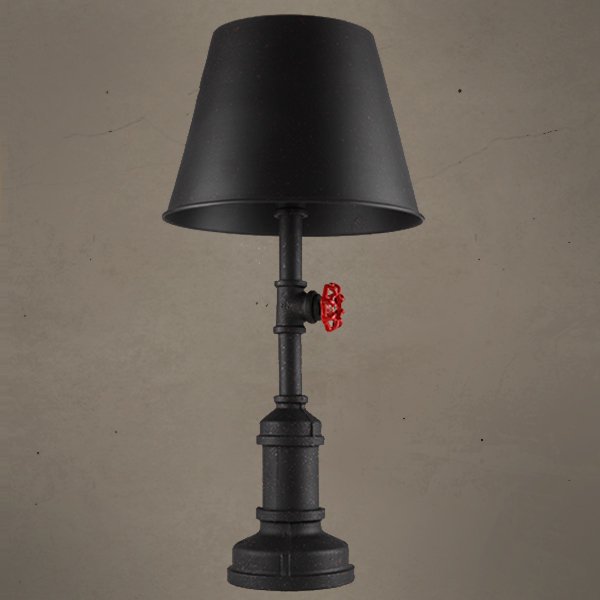 Настольная лампа Table Lamp Red Water Tap Cone Черный в Краснодаре | Loft Concept 