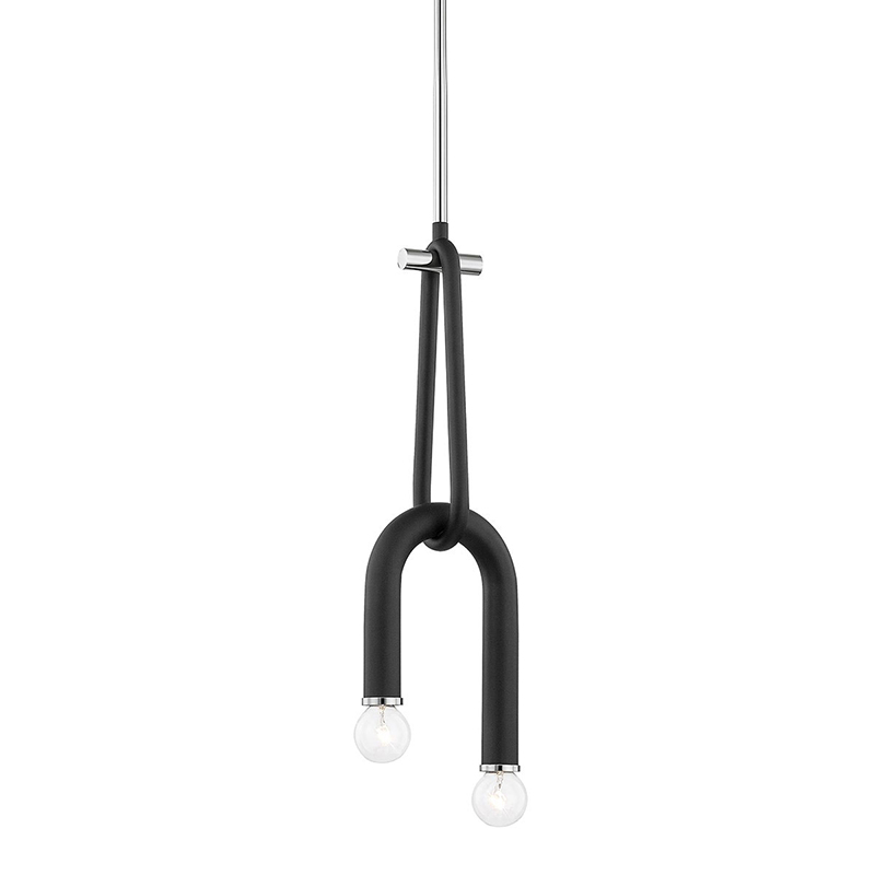 Люстра Paulson floppy pendant chrome Черный Хром в Краснодаре | Loft Concept 