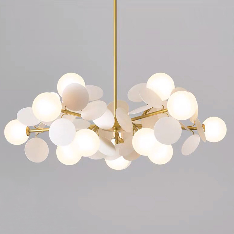 Люстра MATISSE Chandelier white Золотой Белый в Краснодаре | Loft Concept 