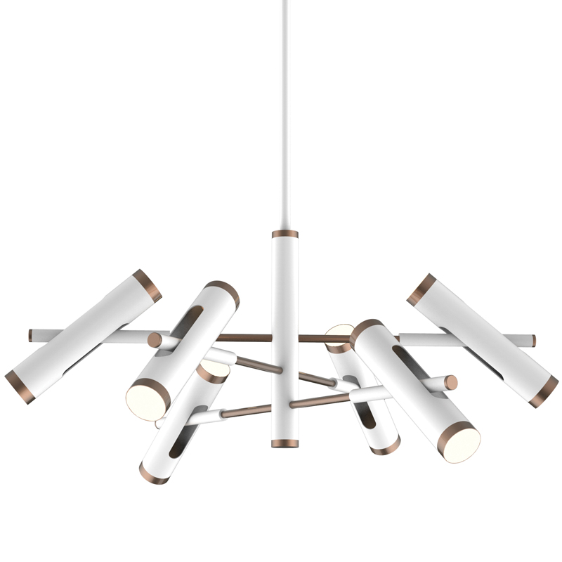 Люстра Rainer Chandelier white Белый Золотой в Краснодаре | Loft Concept 