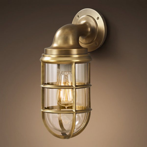 Бра RH STARBOARD wall lamp brass Латунь в Краснодаре | Loft Concept 