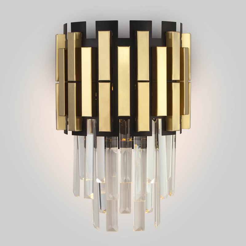 Бра Garsent Sconce Черный Золотой в Краснодаре | Loft Concept 