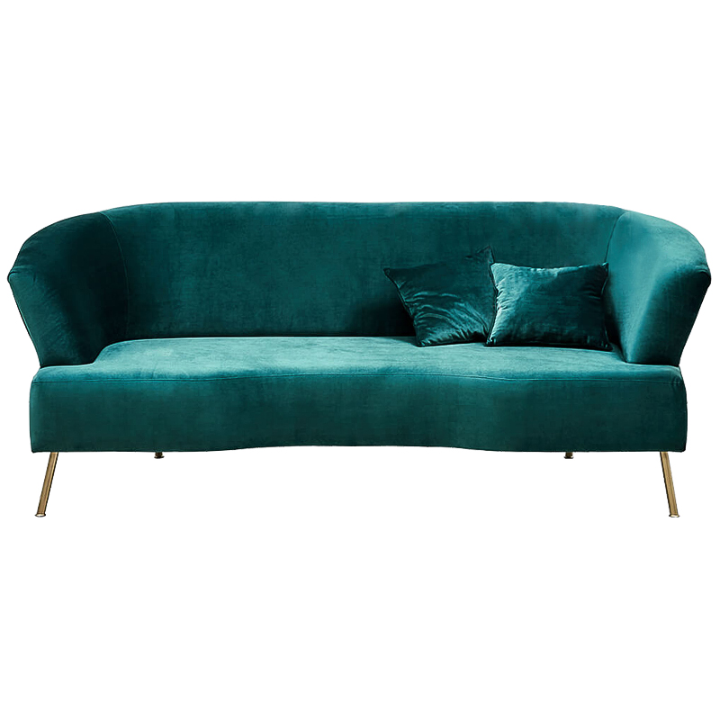 Диван Isis Sofa Turquoise Бирюзовый Золотой в Краснодаре | Loft Concept 