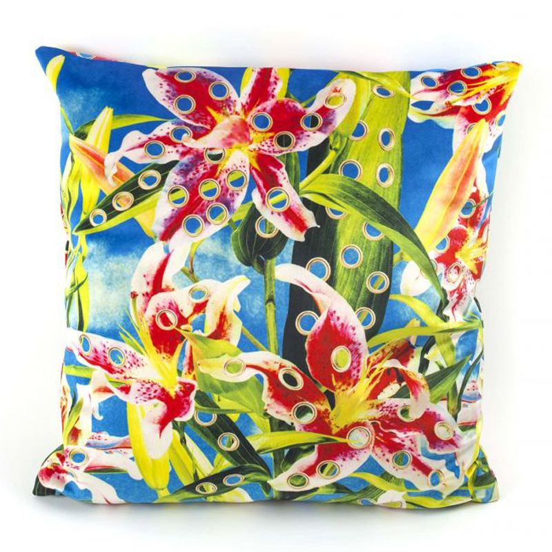 Подушка Seletti Cushion Flower with holes Мульти в Краснодаре | Loft Concept 