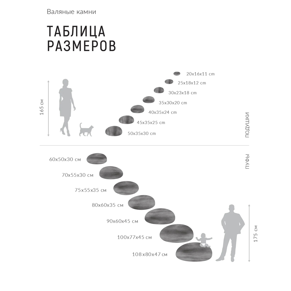Пуф - Камень GREY MARBLE в Краснодаре