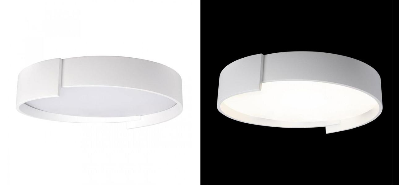 Светильник потолочный круглый Assol cup White диаметр 50 - фото №1