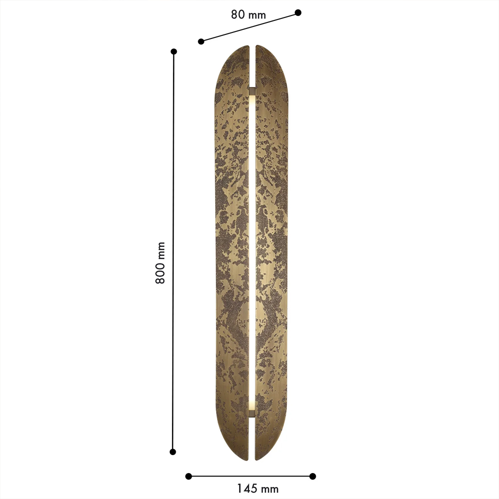 Бра винтажное с имитацией коррозии на медном корпусе Predominant в Краснодаре