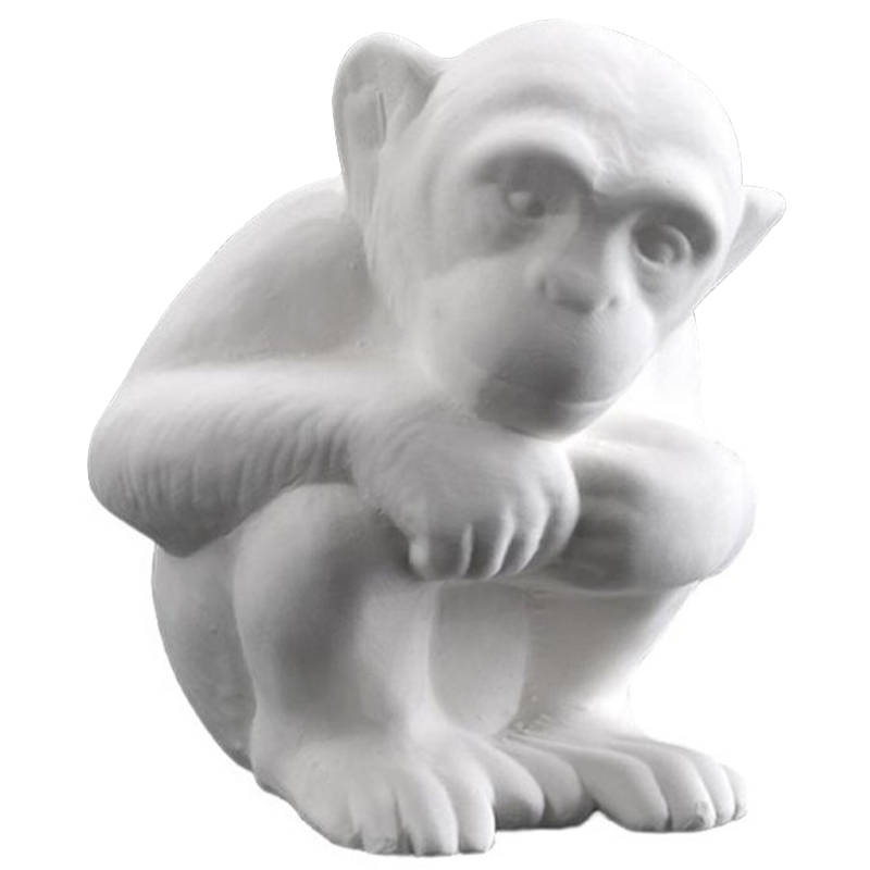 Статуэтка Abhika Monkey White Белый в Краснодаре | Loft Concept 