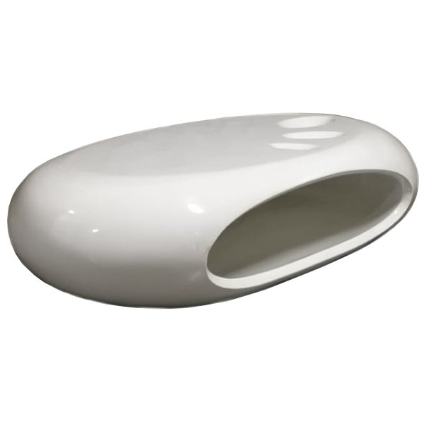 Кофейный стол Oval Capsule Белый в Краснодаре | Loft Concept 