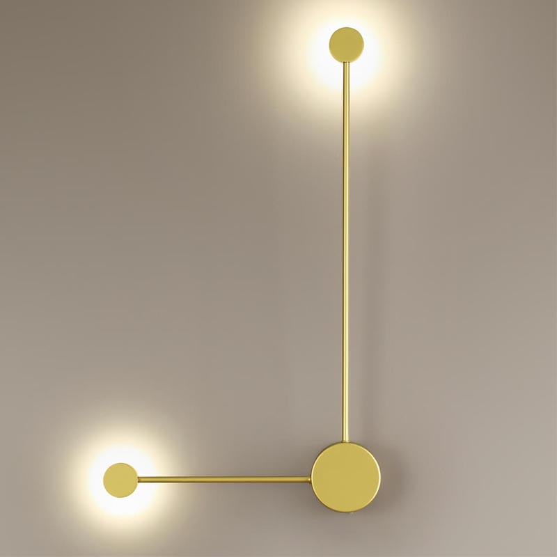 Бра Pin Wall Light Gold Angle Золотой в Краснодаре | Loft Concept 