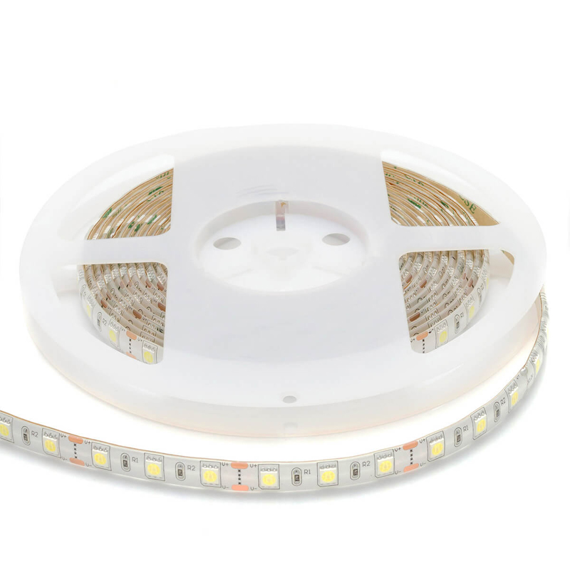 Светодиодная влагозащищенная лента 14,4W/m 60Led/m 5050SMD холодный белый 1M Белый в Краснодаре | Loft Concept 