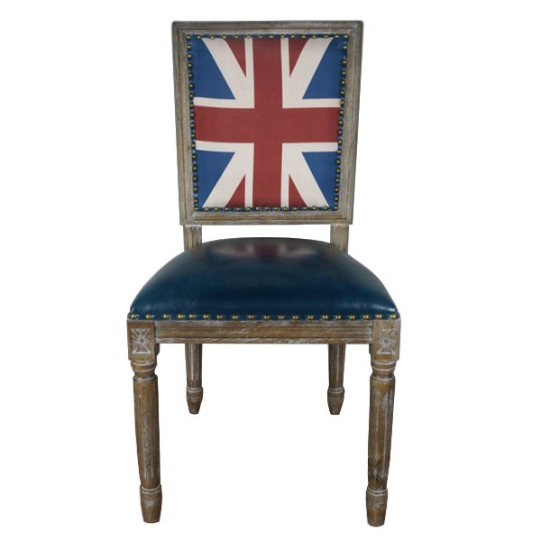 Кресло Union Jack Pattern III Коричневый Синий в Краснодаре | Loft Concept 