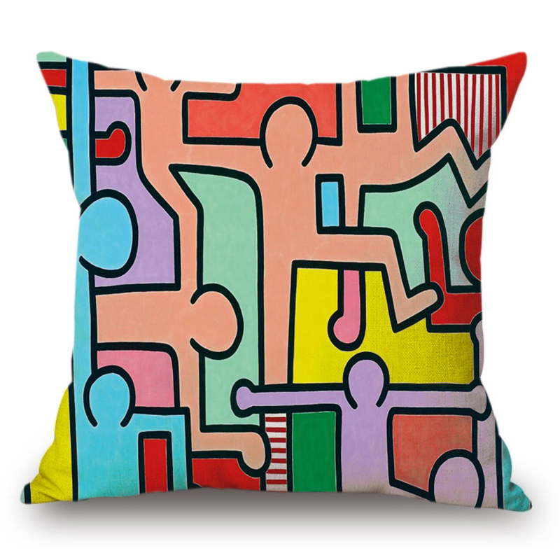 Подушка Keith Haring 7 Мульти в Краснодаре | Loft Concept 