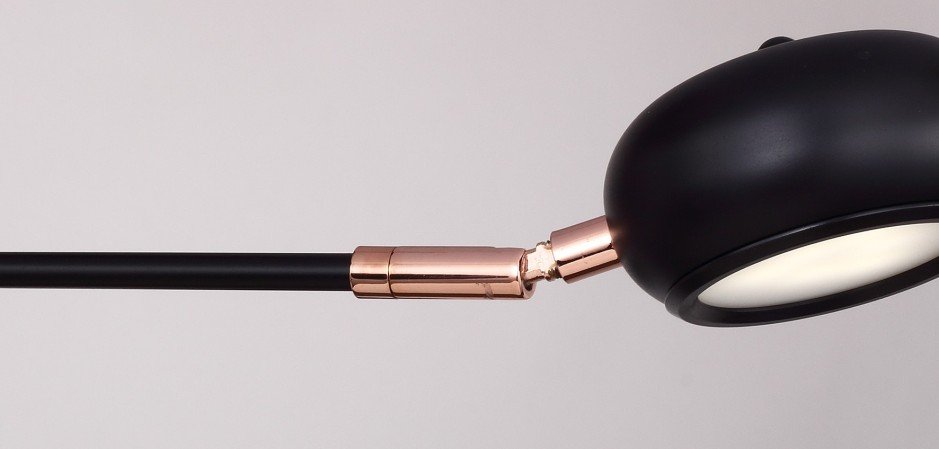 Люстра Curved Stix Chandelier 6 Black - Loft-Concept в Краснодаре