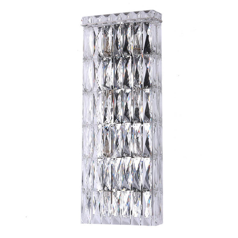 Бра Crystal Regena Chrome Wall Lamp 8 Хром Прозрачный (Transparent) в Краснодаре | Loft Concept 