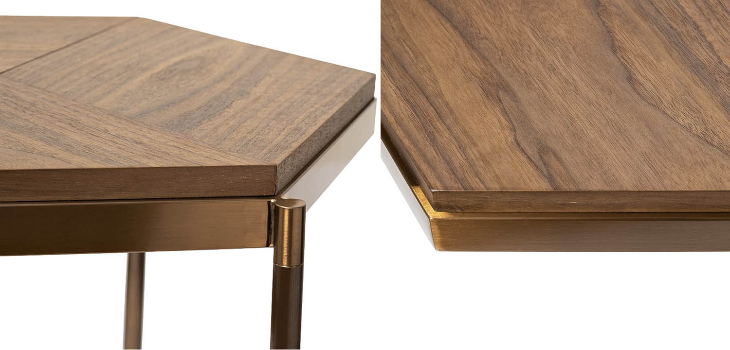 Приставной стол Hexagonal Side Table - фото