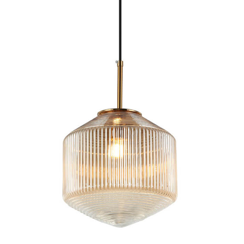 Подвесной светильник Clear Glass Pendant gold Бронза Золотой в Краснодаре | Loft Concept 