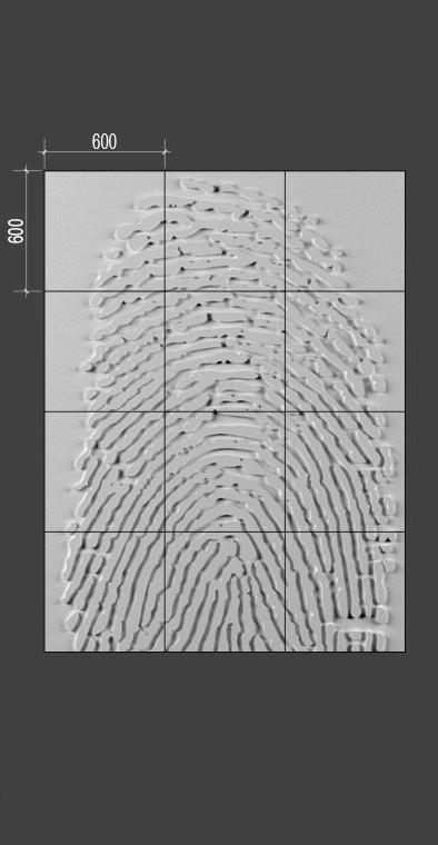 Барельеф FINGERPRINT в Краснодаре