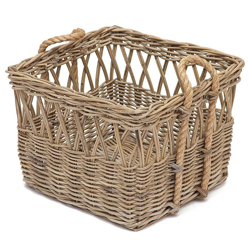 Корзина из ротанга Rattan Wicker Basket Древесина в Краснодаре | Loft Concept 