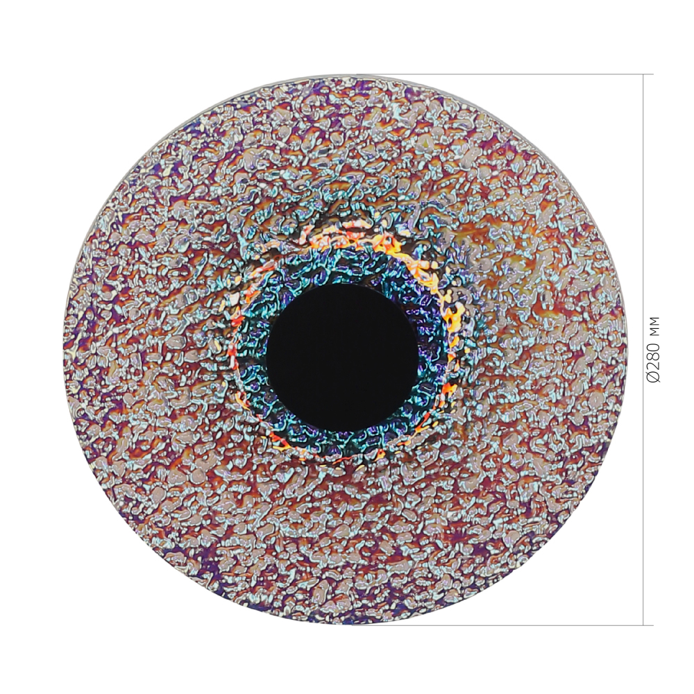 Подвесной светильник из фактурного двойного стекла Heterochromia в Краснодаре