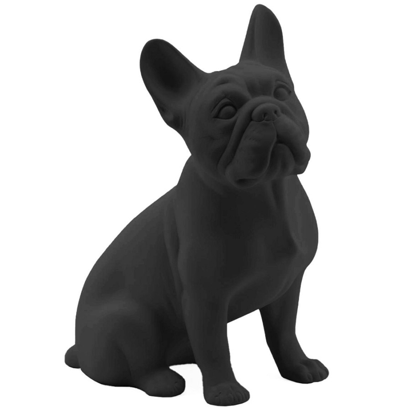 Статуэтка Abhika French Bulldog Black Matt Черный в Краснодаре | Loft Concept 