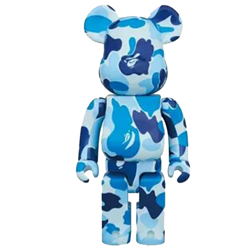 Статуэтка Bearbrick Camouflage Blue Синий Голубой в Краснодаре | Loft Concept 