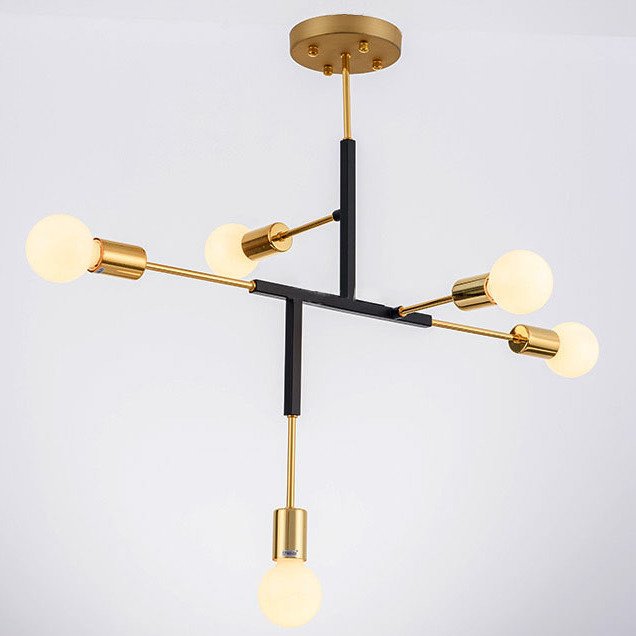 Светильник CLIFF SUSPENSION LAMP black Золотой Черный в Краснодаре | Loft Concept 