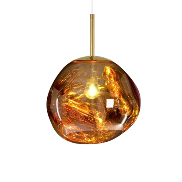 Подвесной светильник Tom Dixon Melt Pendant Gold Золотой Янтарь (Amber) в Краснодаре | Loft Concept 