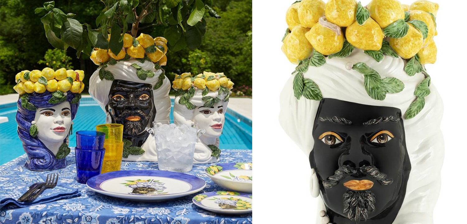 Ваза VASE LEMON HEAD MAN BIG - фото