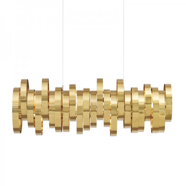 Люстра Brass Belts Chandelier Латунь в Краснодаре | Loft Concept 