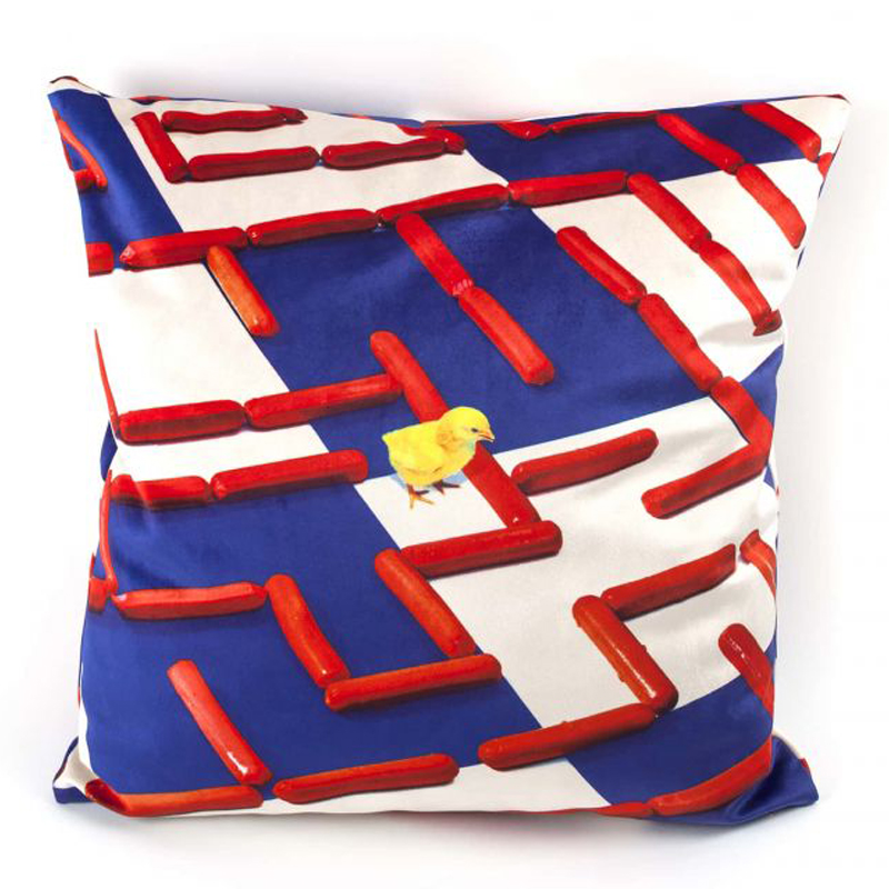 Подушка Seletti Cushion Labyrinth Мульти в Краснодаре | Loft Concept 