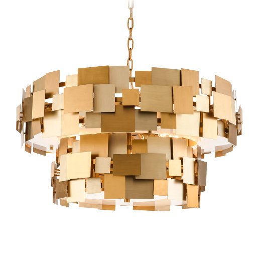 Люстра Gold Plate Chandelier 8  в Краснодаре | Loft Concept 