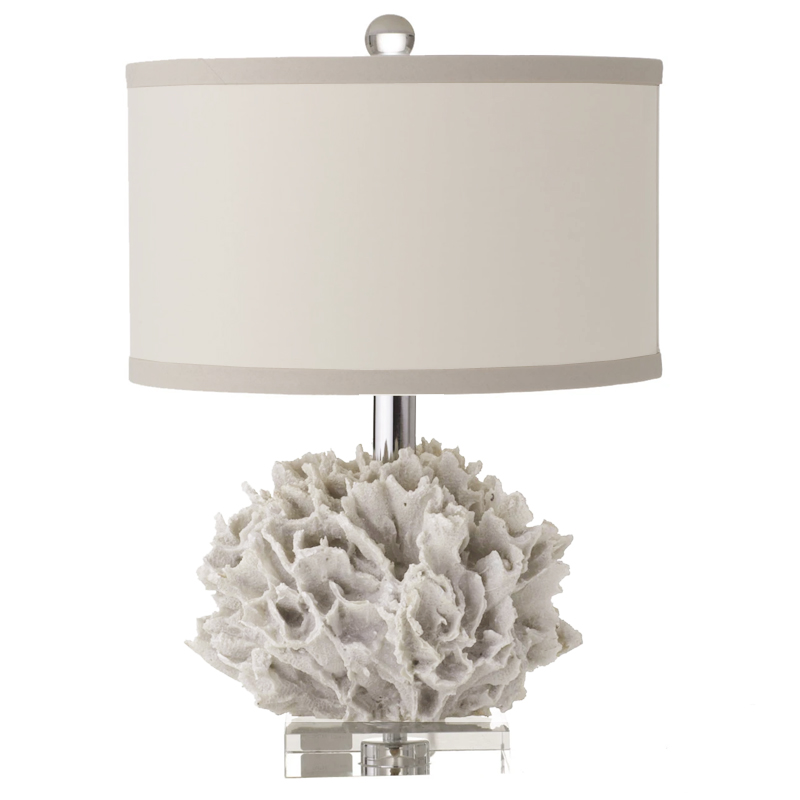 Настольная лампа Yvette Coral Table lamp Белый ivory ( слоновая кость ) в Краснодаре | Loft Concept 